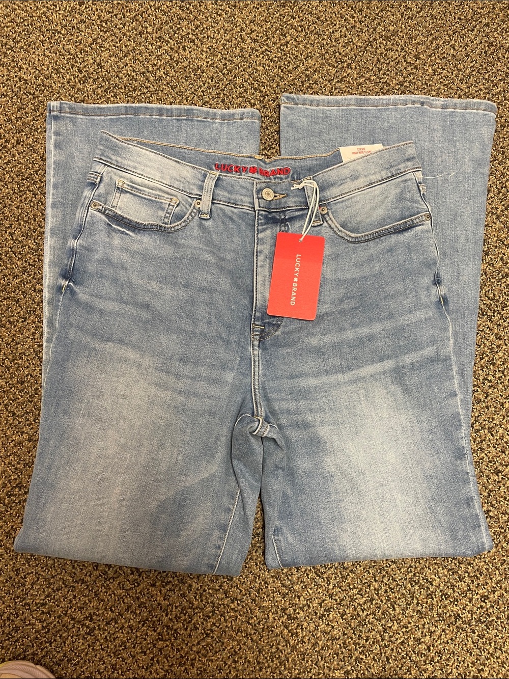 Lucky Brand Stevie High Rise Flare